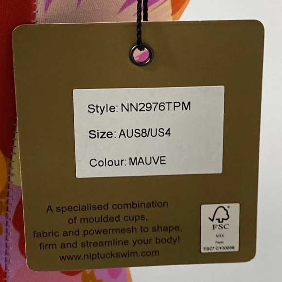 Niptuck One Piece Multicolor Swimsuit - Picture 7 of 7